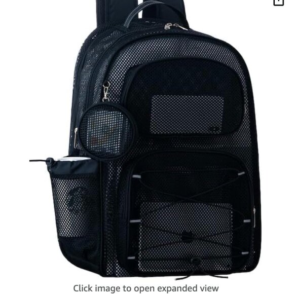 Large Mesh Backpack 40L See Through NEW IN BOX - Picture 2 of 7
